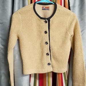 Like New Tan Fleece Soft Jacket